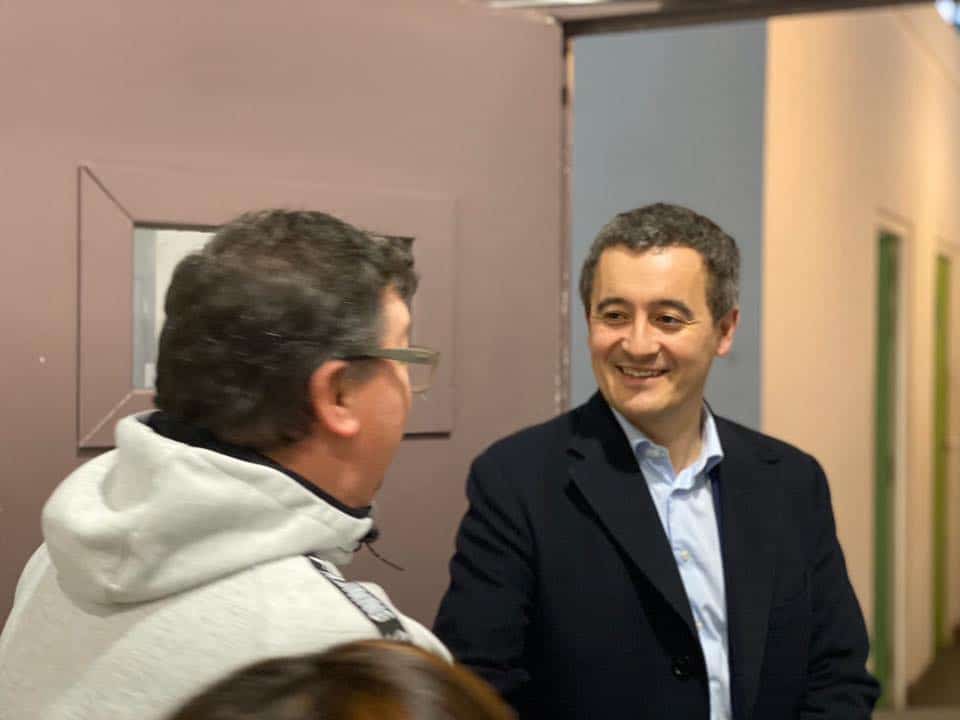 Gerald Darmanin en visite chez AlterEos